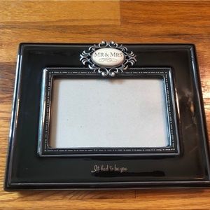 Mr. And Mrs. picture frame